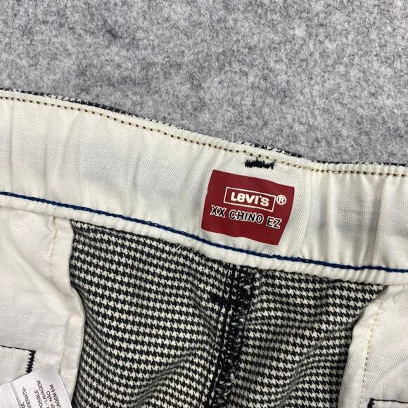 Levi’s pants‎ mens 40x30 hounds tooth Trouser chinos dress pants Drawstring - Picture 5 of 13